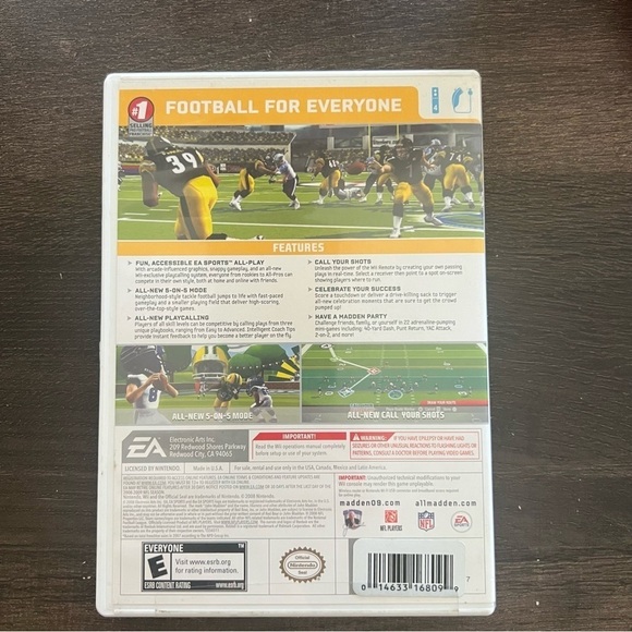 Madden 09 All Play Wii game - Picture 7 of 7